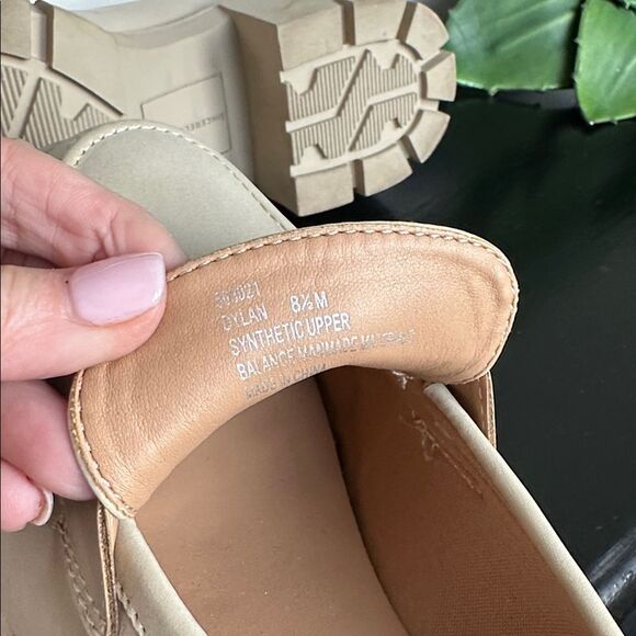 New Sincerely Jules Chunky Lug Sole Loafers Size 8.5M Neutral Platform Shoes - Picture 8 of 8